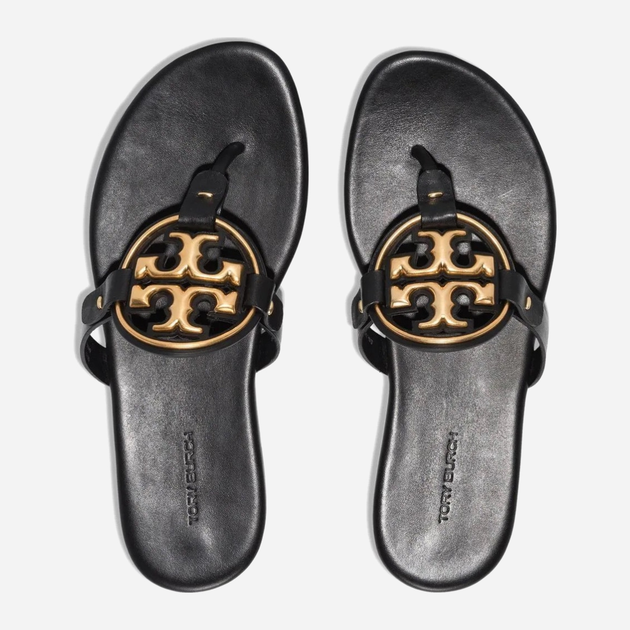 Жіночі в'єтнамки Tory Burch torb136593-006 40 (10US) Чорні (196133290057) - зображення 2