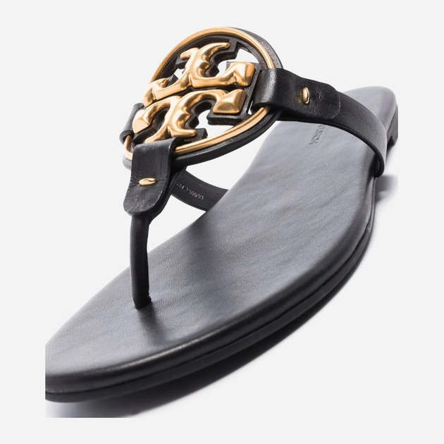 Жіночі в'єтнамки Tory Burch torb136593-006 37.5 (7.5US) Чорні (196133290170) - зображення 3