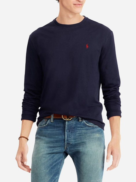 Лонгслів чоловічий Polo Ralph Lauren prl710671467019 S Синій (3615731623007) - зображення 1