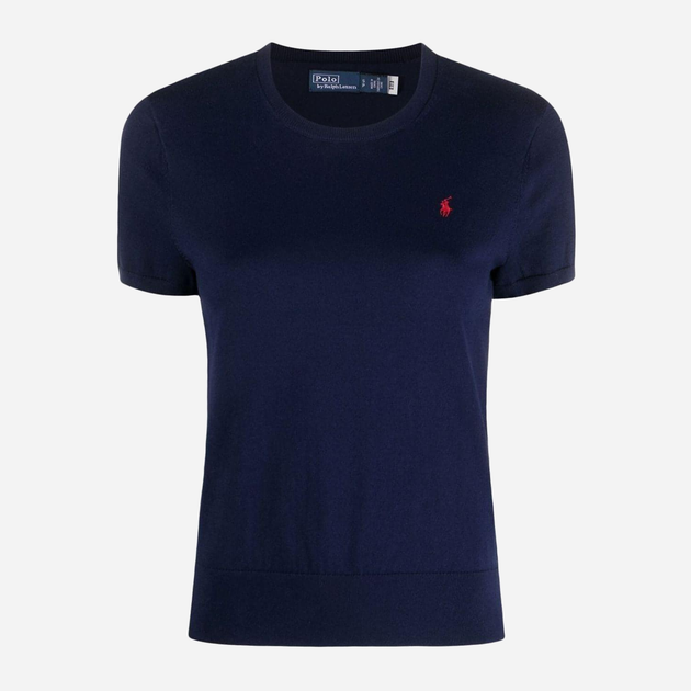 Футболка бавовняна жіноча Polo Ralph Lauren prl211891673002 XL Синій (3616851066934) - зображення 4
