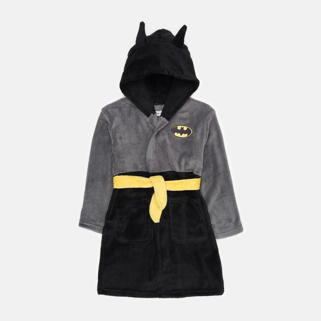 Детский халат для мальчика Disney Batman BAT 52 40 499 98 см Черный/Серый (5904009153451) 