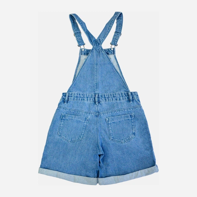 Ogrodniczki krótkie młodzieżowe dla dziewczynki jeansowy Cool Club CJG2420727 152 cm Denim (5903977133434) - obraz 2