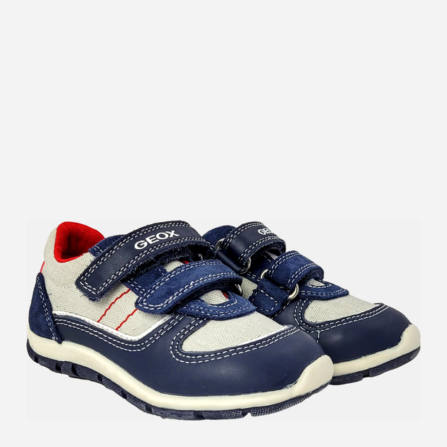 Buty sportowe chłopięce Geox B8232A08510-C1297 27 Szary/Granatowy (8058279180499) - obraz 2