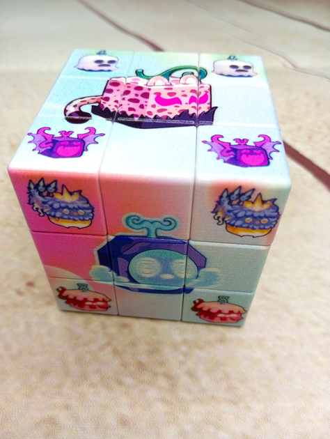 Игрушка антистресс кубик рубик блокс фрутс Blox Fruits блок фрукт ...