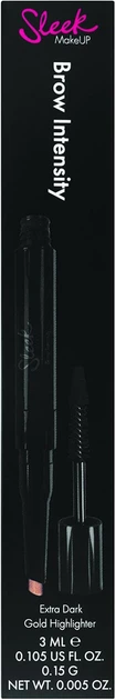 Олівець для брів Sleek MakeUP Brow Intensity Extra Dark 3 мл (96146576) - зображення 3