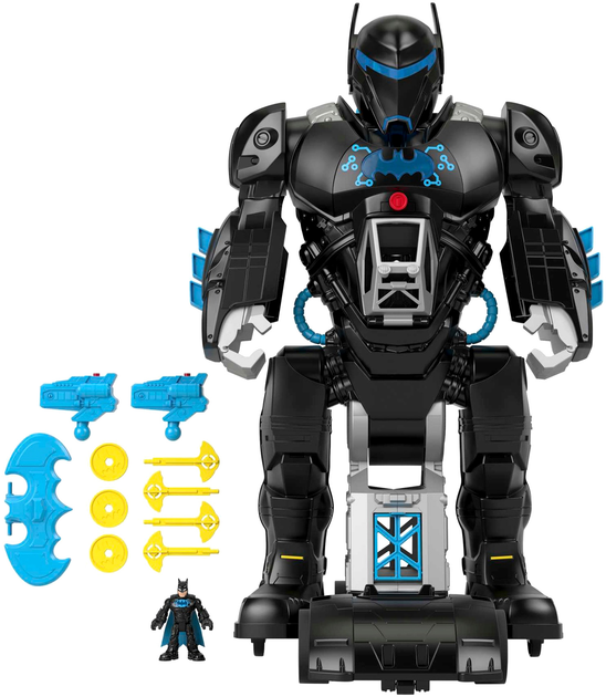 Ігрова фігурка Imaginext DC Super Friends Bat-Tech Batbot 30 см (0194735002337) - зображення 12