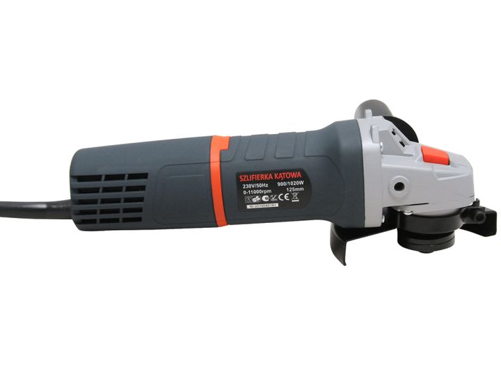 Szlifierka kątowa Bass Polska 125 mm 900 W z regulacją obrotów 5110 (5902067607466) - obraz 4