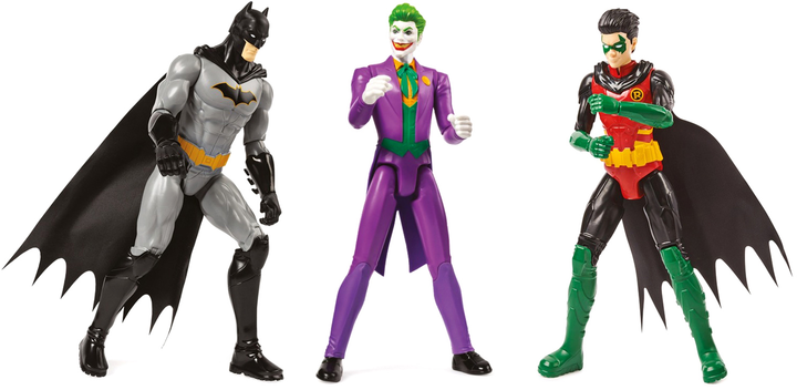 Набір фігурок Spin Master Batman Відродження Робін і Джокер 30 см (0778988344651) - зображення 3