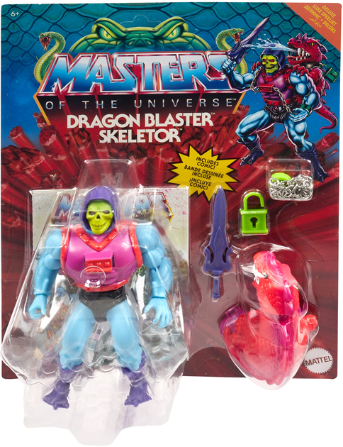 Figurka do gry Mattel Masters of the Universe Origins Actionfigur Deluxe Dragon Blaster Skeletor 14 cm (0194735104338) - obraz 1