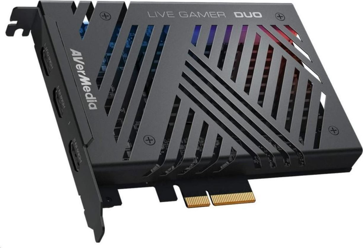 AVerMedia Карта захоплення відео Live Gamer Duo GC570D Black - изображение 1