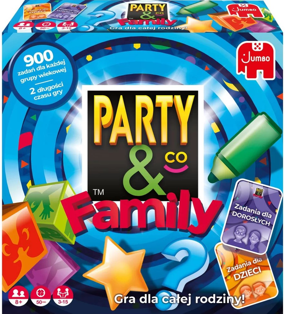 Gra planszowa Jumbo Party & Co Family (5904754604291) - obraz 1