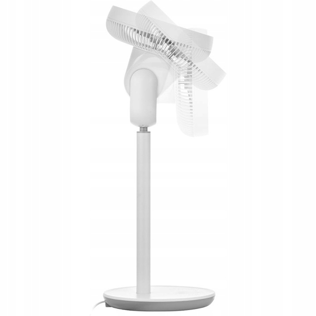 Напольный вентилятор Sencor SFN 2540WH с дистанционным управлением, 3D-колебания, 25 см, бесшумный - зображення 2