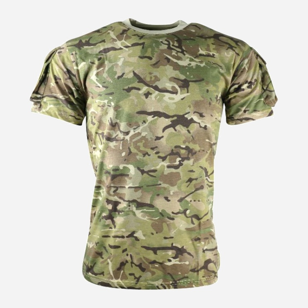 Тактическая футболка Kombat UK TACTICAL T-SHIRT L Мультикам (kb-tts-btp-l) - изображение 1