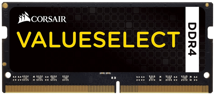 Оперативна пам'ять Corsair SODIMM DDR4-2133 8192MB PC4-17000 ValueSelect (CMSO8GX4M1A2133C15) - зображення 1