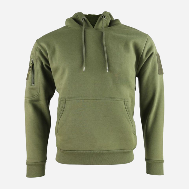 Тактическая кофта Kombat UK Tactical Hoodie 3XL Оливковая (kb-th-olgr-xxxl) - изображение 1