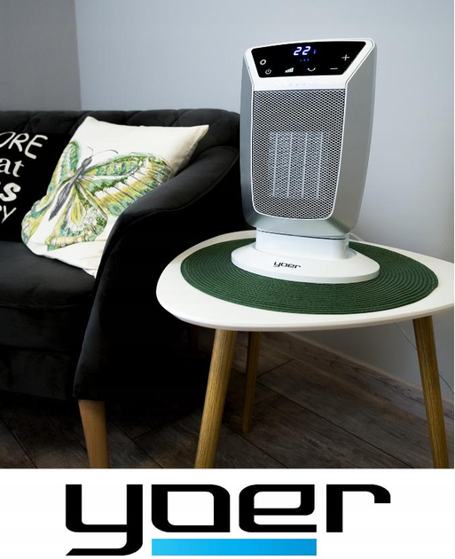 Тепловентилятор електричний Тепловентилятор керамічний Yoer 2000W +ECO - изображение 2