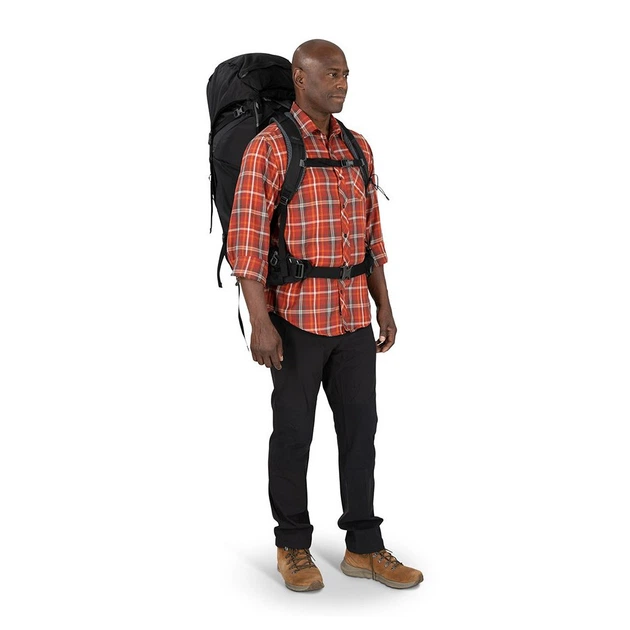 Рюкзак туристичний Osprey Kestrel 68 black L/XL (009.3302) - зображення 6