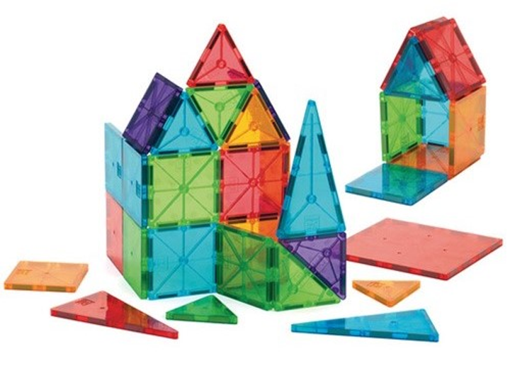 Магнітний конструктор Magna-Tiles Clear Colours 32 деталі (0631291021322) - зображення 1