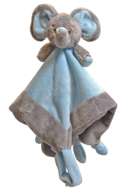 Zabawka komfortowa My Teddy Elephant Blue (7036572800048) - obraz 1