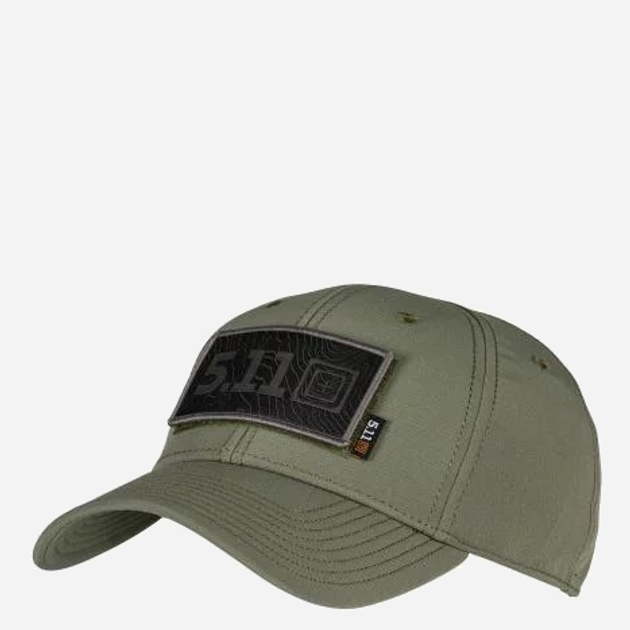 Кепка тактическая мужская 5.11 Tactical HAWKEYE A FLEX CAP 89088-200 L/XL Fatigue (2000980472024) - изображение 1