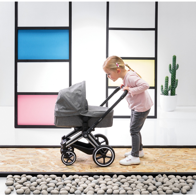Wózek dla lalek Simba Cybex Corolle Mon Grand Pupon 36-42 cm Szary (4062013140773) - obraz 4