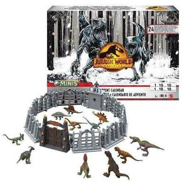 Zestaw Jurassic World Kalendarz adwentowy 2024 (194735259564) - obraz 1