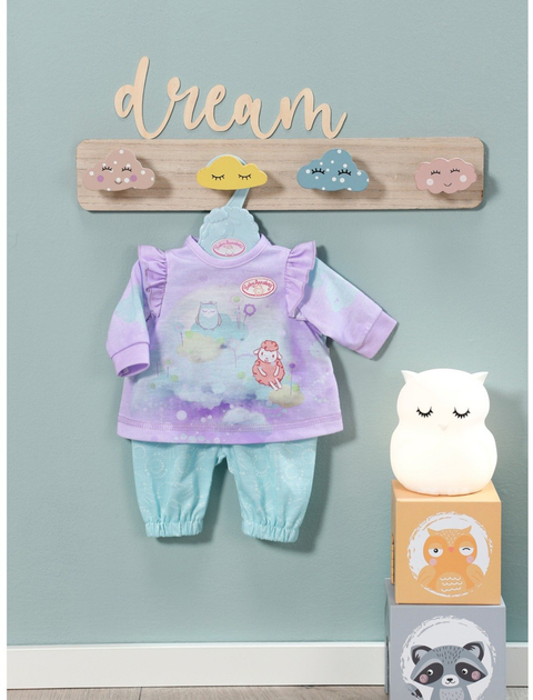 Zestaw ubranek dla lalek Baby Annabell Sweet Dreams piżama 43 cm (4001167706695) - obraz 2