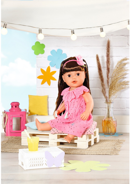 Сукня для ляльок Baby Annabell в кольорах з гумкою для волосся 43 см (4001167832684) - зображення 3