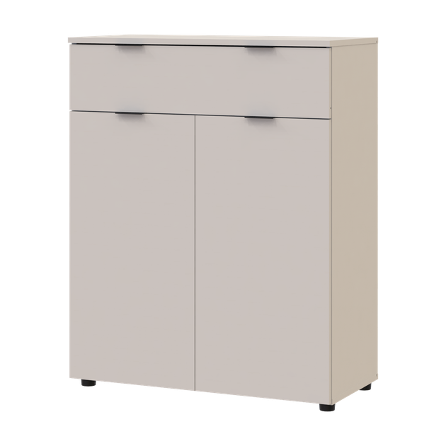 Комод Doros Рон 2 2 фасади 1 шухляда Кашемір 80х38х100 (41516044) - Фото 3 Комод Doros Рон 2 2 фасади 1 шухляда Кашемір 80х38х100 (41516044) - зображення 3