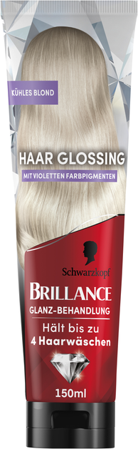 Тонирующий бальзам для волос Brillance Hair Gloss Жемчужный блонд 150 ...
