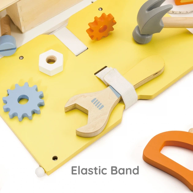 Zestaw narzędzi Classic World Wooden Modern Tool Box (6927049021770) - obraz 6