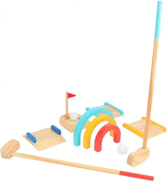 Zestaw golfowy Tooky Toy dla dwóch osób 13 elementow (6972633372981) - obraz 3