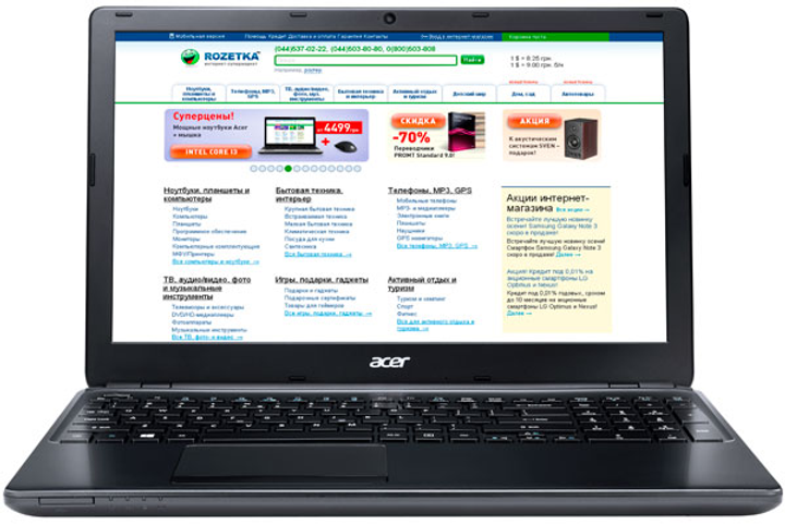 Ноутбук Acer Aspire E1-572-54204G50Mnkk (NX.M8EEU.009) Суперцена!!! - изображение 1