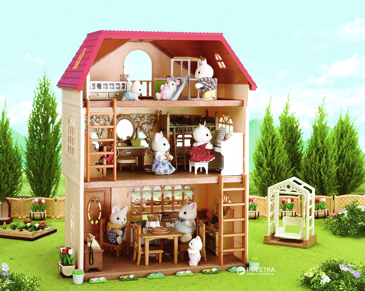 Домики и автомобили для игрушек Sylvanian Families