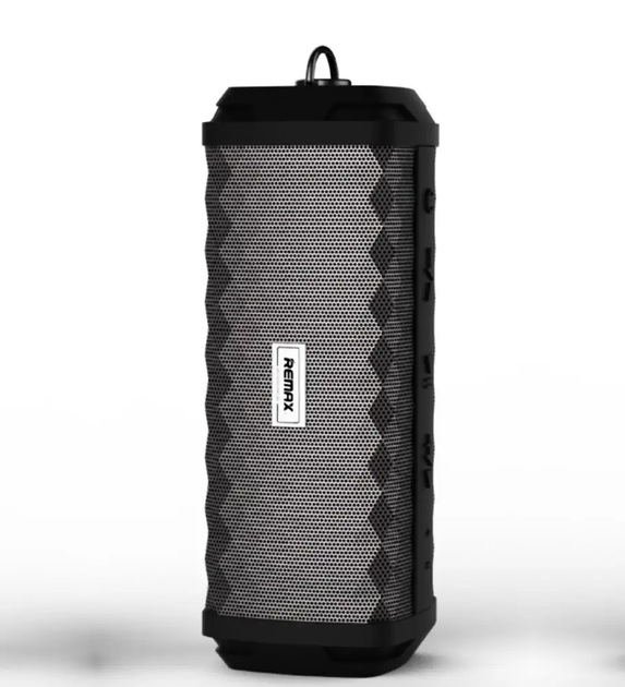 Портативна безпровідна колонка Remax RB-M12 Bluetooth 12 Вт чорний - изображение 2