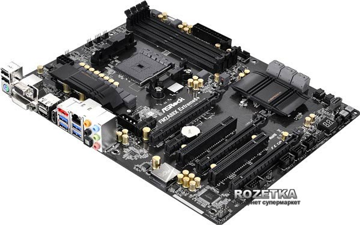 Материнская плата ASRock FM2A88X Extreme 6 Plus (sFM2, AMD A88X, PCIe 3 ...