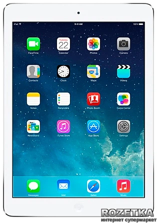 Планшет Apple A1474 iPad Air Wi-Fi 16GB (MD788TU) Silver