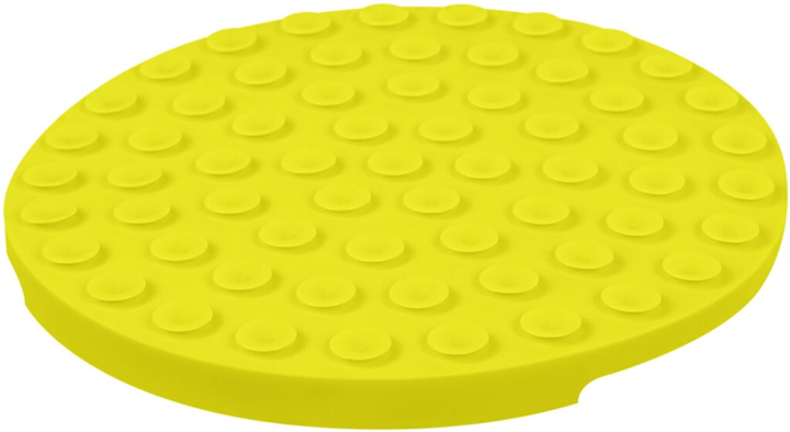 Килимок для злизування та повільного харчування WAUDOG Silicone 211х211х30 мм Жовтий (4823089367040) - зображення 3
