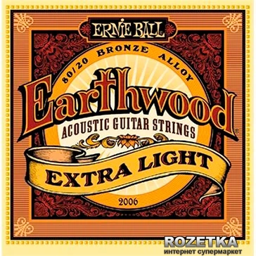 Struny do gitar akustycznych Ernie Ball Earthwood Extra Light (749699120063) - Zdjęcie 1 Struny do gitar akustycznych Ernie Ball Earthwood Extra Light (749699120063) - obraz 1
