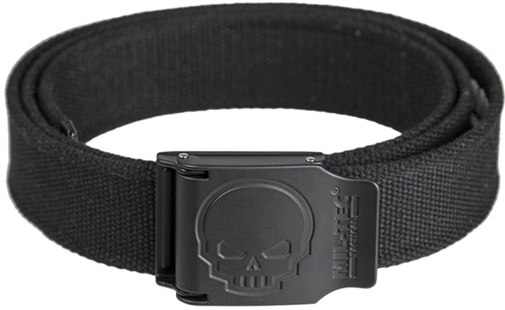 Ремінь брючний MIL-TEC Sturm GÜRTEL SKULL 40 мм 13171502[019] 130 см Black (4046872388484) - зображення 1