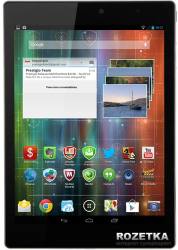 Планшет Prestigio MultiPad 4 Diamond 7.85 Black (PMP7079D_BK_QUAD ...