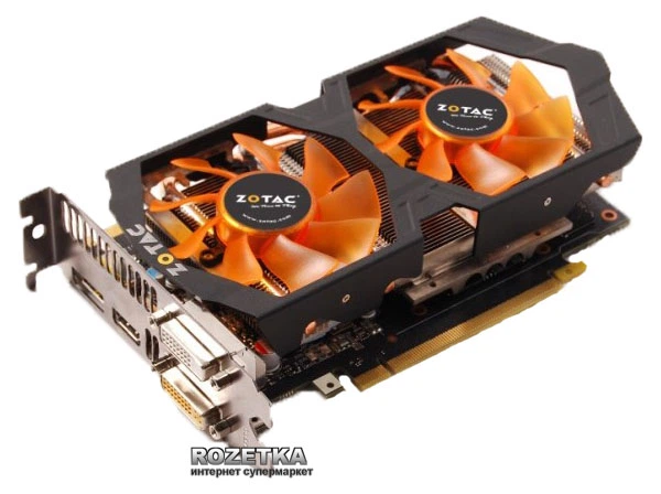 Видеокарта Zotac PCI-Ex GeForce GTX 760 ОС 2048МB GDDR5 (256bit
