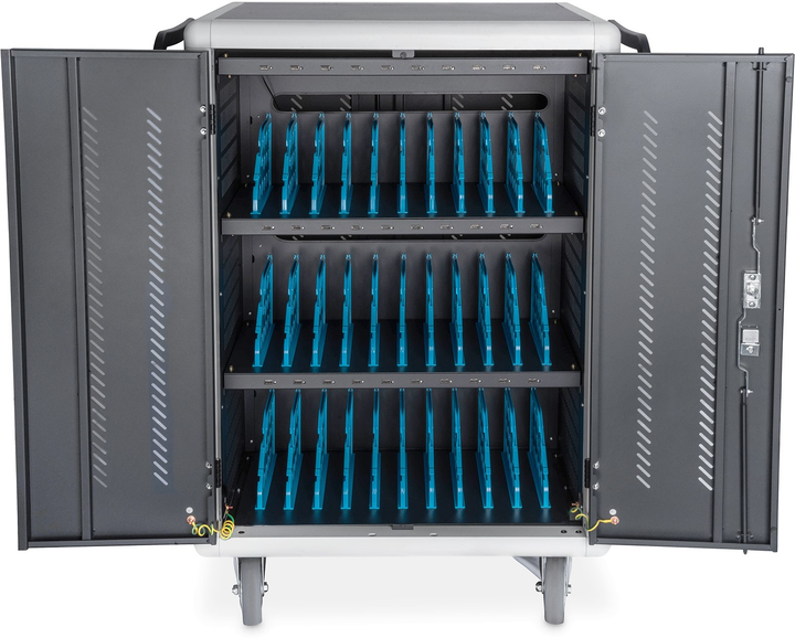 Szafa do przechowywania i ładowania Digitus Rack Cabinet 30 urządzeń (DN-45002) - obraz 6