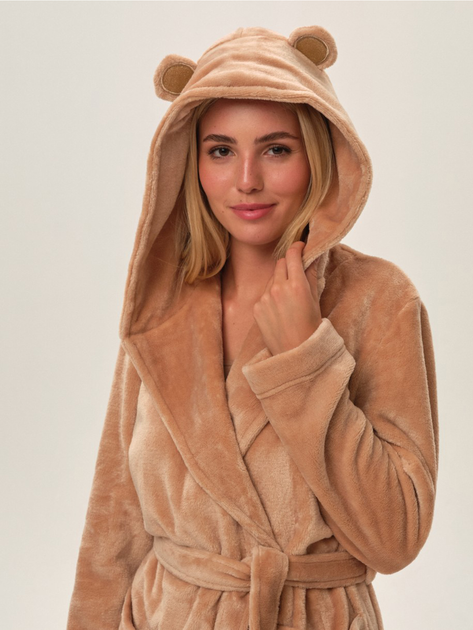 Халат жіночий Henderson 41954-80X L-XL Бежевый (5903972336991) - зображення 3