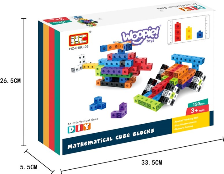 Конструктор Woopie Diy Mathematical Cube 150 деталей (5904326944381) - зображення 2