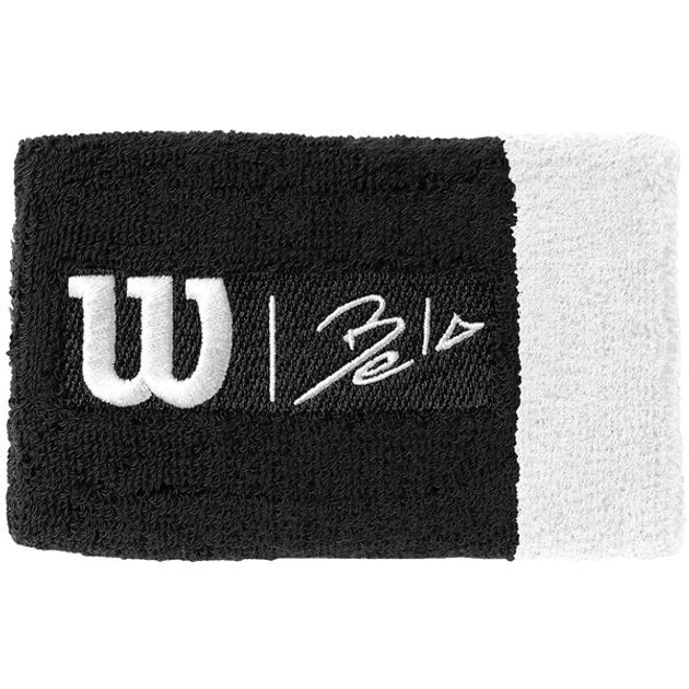 Frotki na rękę Wilson Bela Extra Wide Wristbands IIWRA813303 OSFA 2 szt (97512621250) - obraz 1