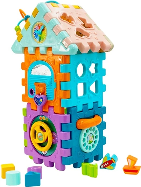 Розвиваюча іграшка Woopie Багатофункціональний будиночок 9 в 1 (5904326949423) - зображення 13