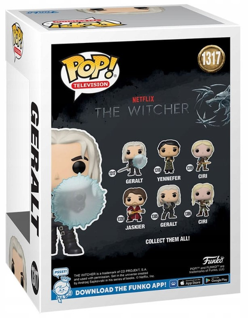 Фігурка Funko POP! TV Відьмак Геральт 1317 (67424) - зображення 4