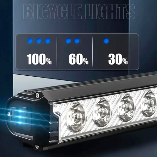 Мощный велосипедный фонарь FY-339B, 3LED, белый и желтый свет, влагозащита, АКБ Li-Ion, ЗУ Type-C - изображение 3