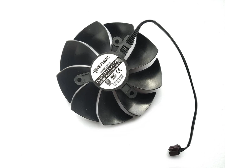 Вентилятор кулер PowerLogic для відеокарти EVGA PLD09220S12HH (PLA09215S12H PLA09215B12H PLD09220B12H T129215SU) кабель 14 см (№443.0052) - Фото 2 Вентилятор кулер PowerLogic для відеокарти EVGA PLD09220S12HH (PLA09215S12H PLA09215B12H PLD09220B12H T129215SU) кабель 14 см (№443.0052) - зображення 2